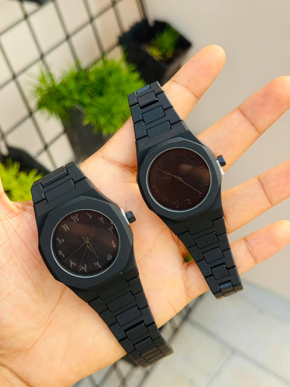 Arabic Aura Couple Watches (Combo)