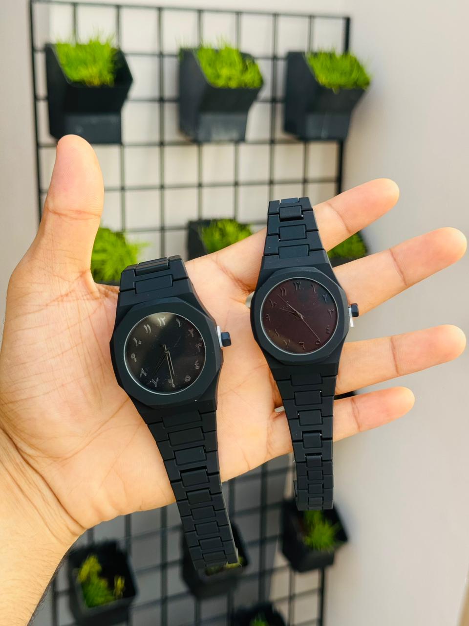 Arabic Aura Couple Watches (Combo)