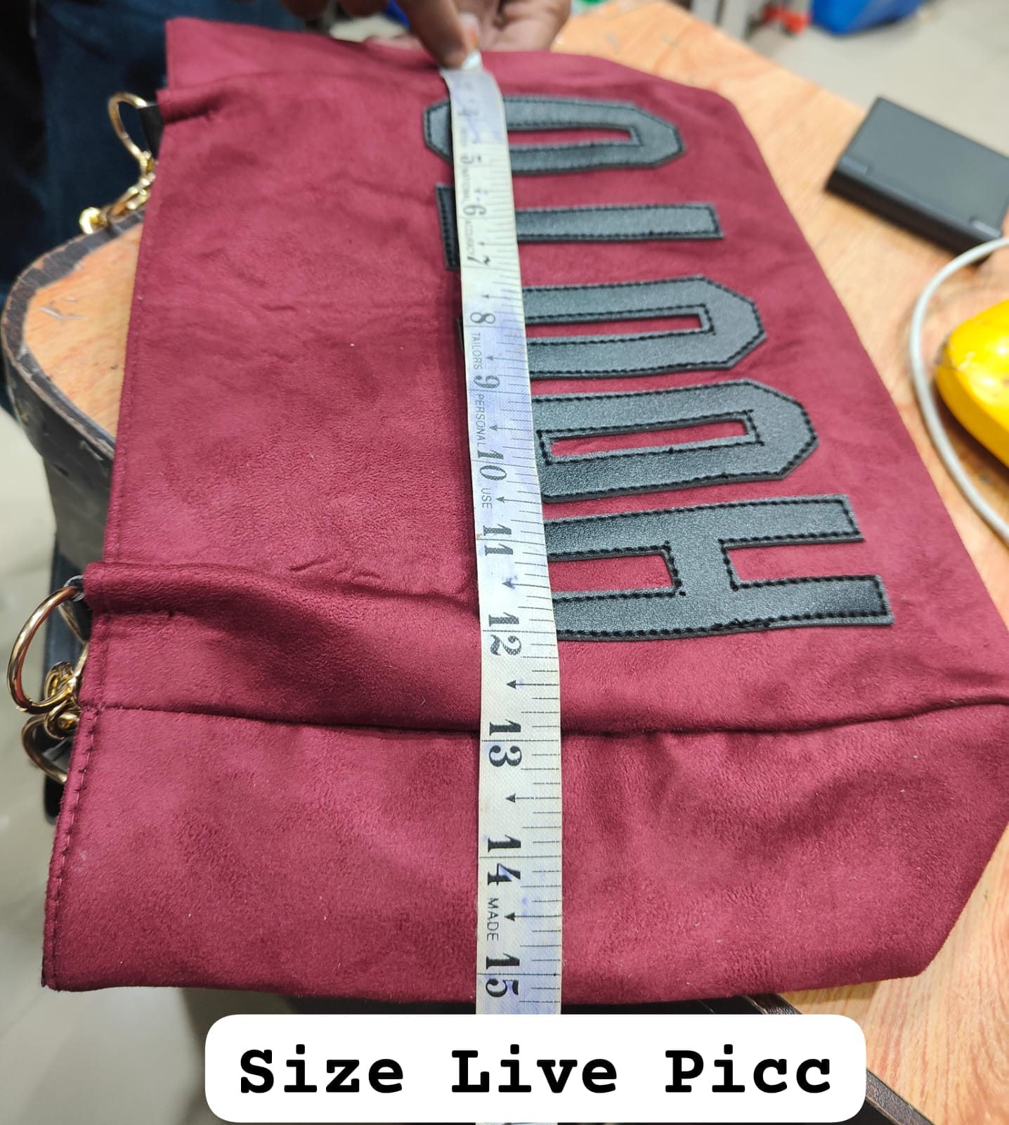 SUEDE TOTE BAG