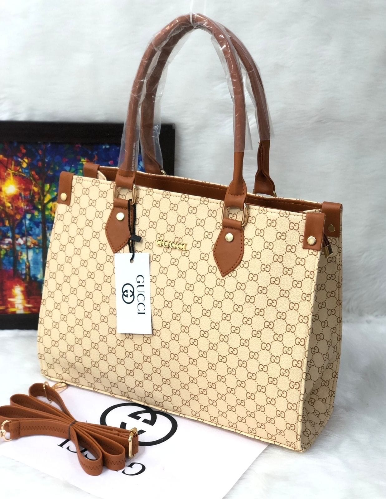 GUCCI STYLE SINGLE CHAIN BAG