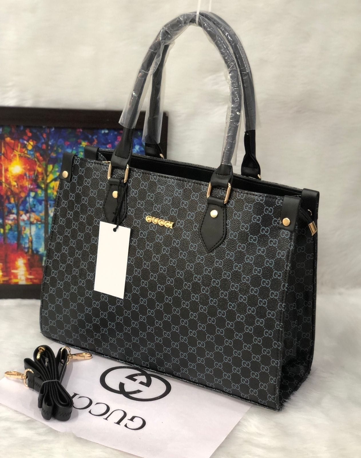 GUCCI STYLE SINGLE CHAIN BAG