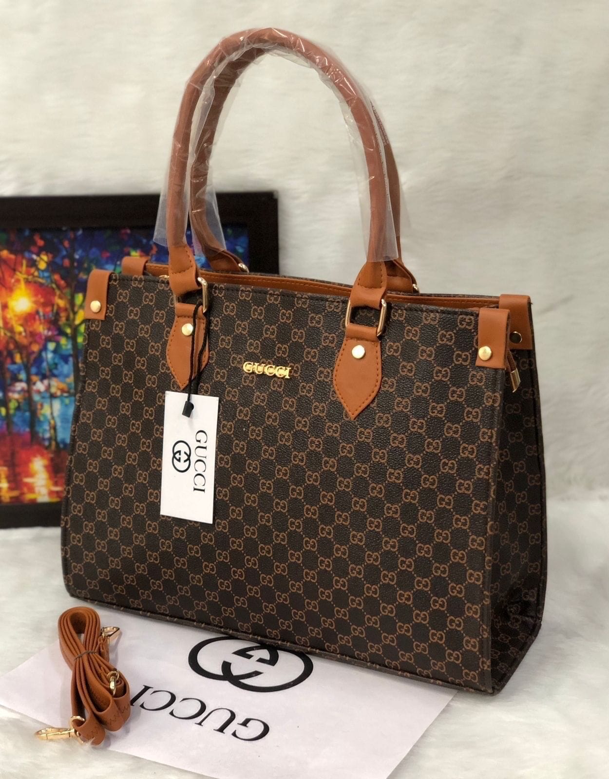 GUCCI STYLE SINGLE CHAIN BAG