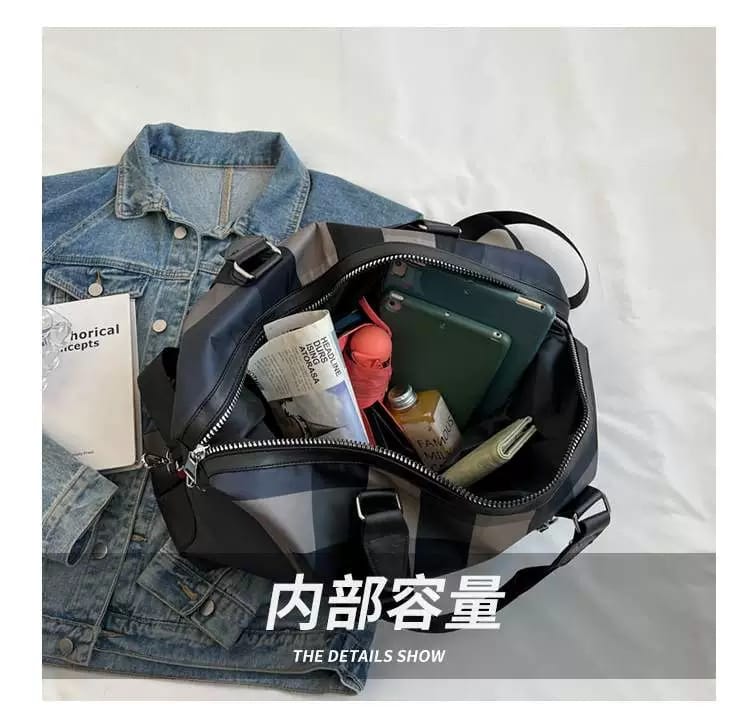 IMPORTED DUFFLE HANDBAG