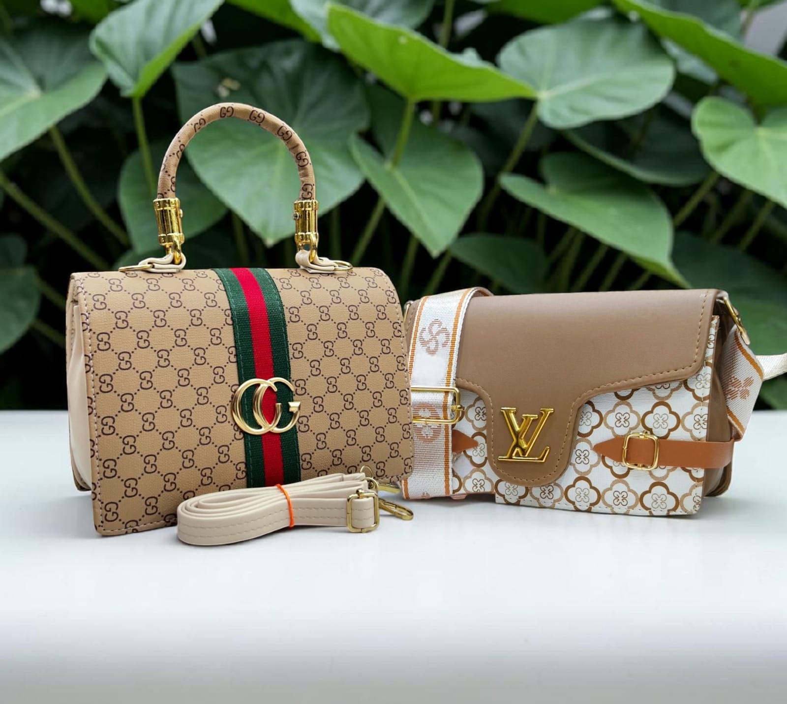 GUCCI AND LOUIS VUITTON HANDBAGS
