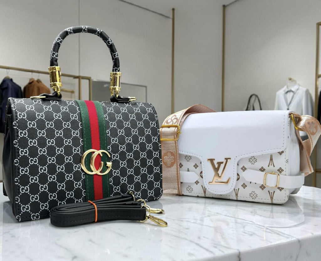 GUCCI AND LOUIS VUITTON HANDBAGS