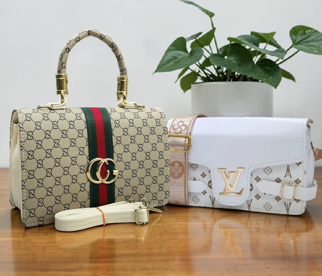 GUCCI AND LOUIS VUITTON HANDBAGS