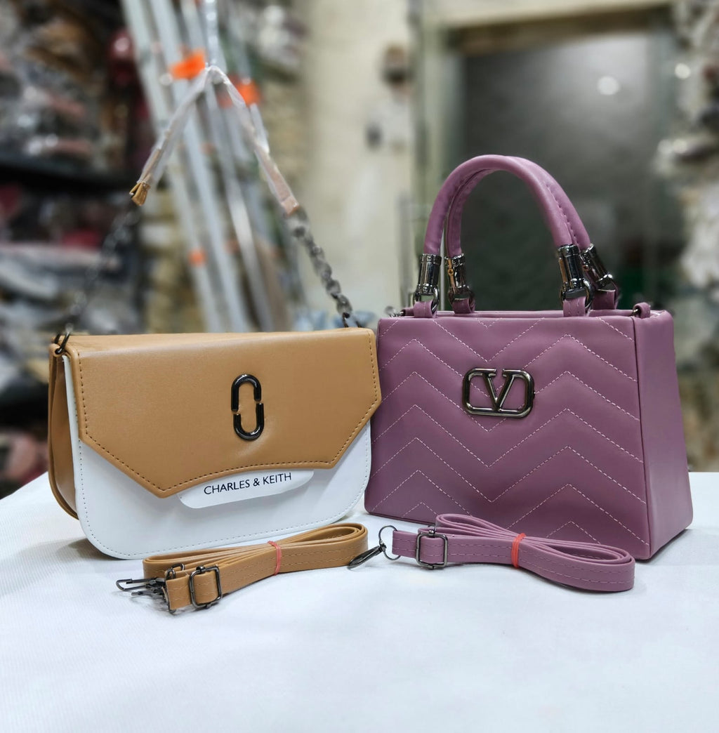 VALENTINO AND CHARLES & KEITH HANDBAGS